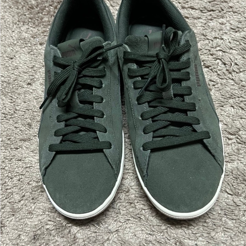 Puma Forest Green Athletic Sneakers